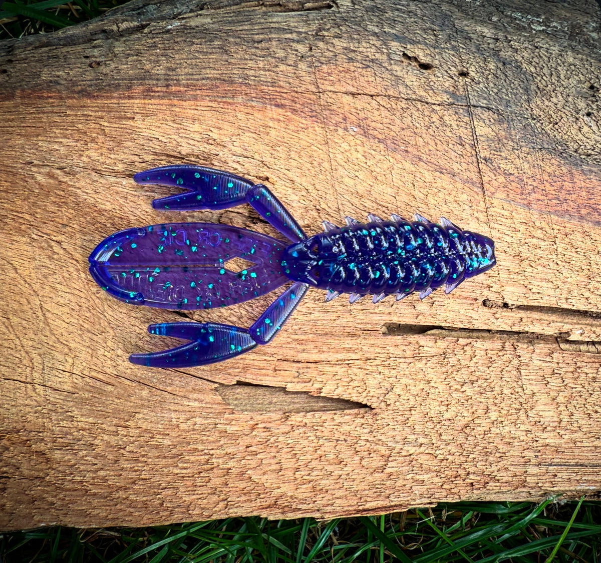 Soft Plastics Fish or Die Bait Co. The Sherman Crawfish / Creature Hybrid Grapeshot (Junebug) / 3” Fish or Die The Sherman – Creature/Craw Bait – Pescador Fishing Supply