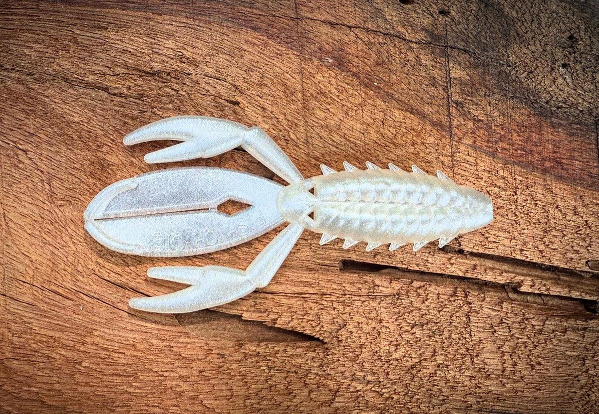 Soft Plastics Fish or Die Bait Co. The Sherman Crawfish / Creature Hybrid Independence (Pearl) / 3” Fish or Die The Sherman – Creature/Craw Bait – Pescador Fishing Supply