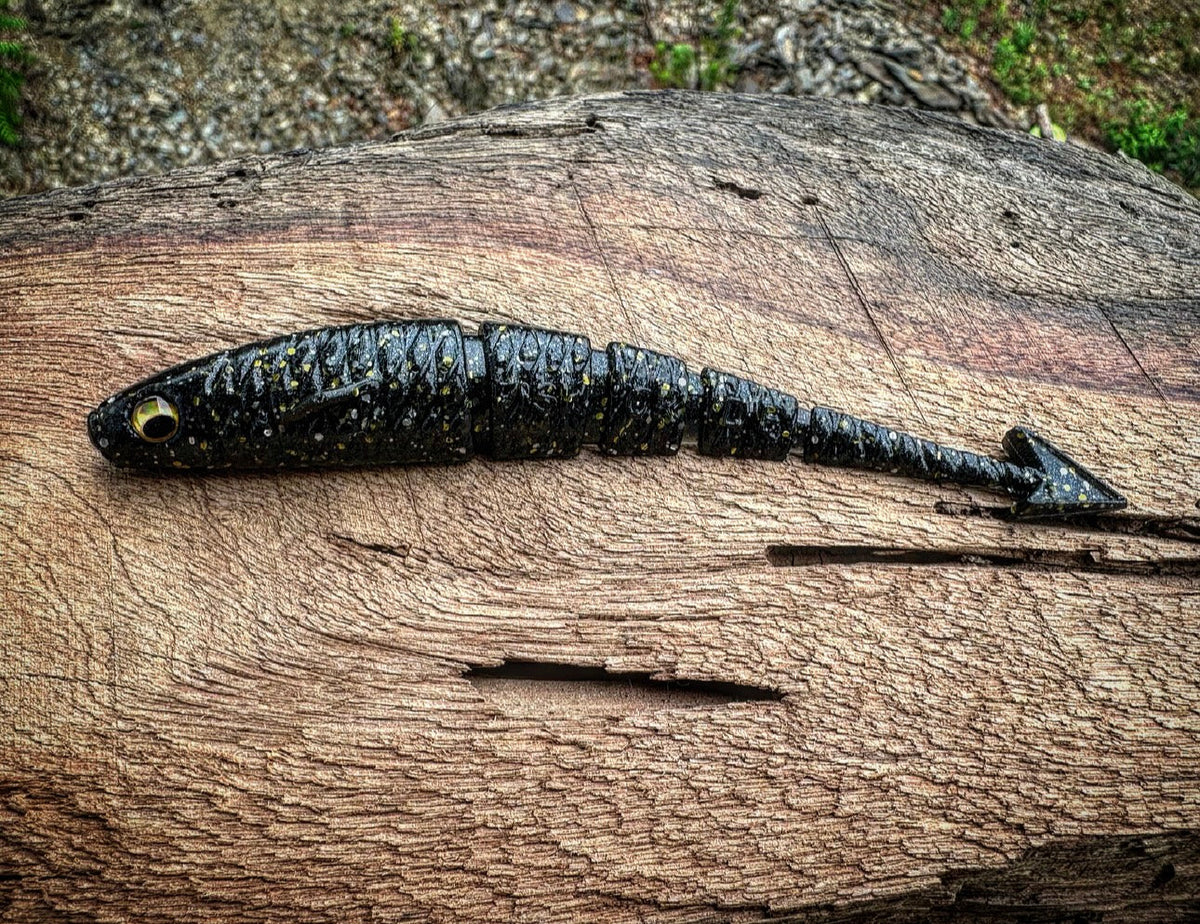 Soft Plastics Fish or Die Bait Co. Warbird Fluke-Style Soft Jerkbait 5.5” / Midnight Ride Fish or Die Warbird – Fluke-Style Jerkbait – Pescador Fishing Supply