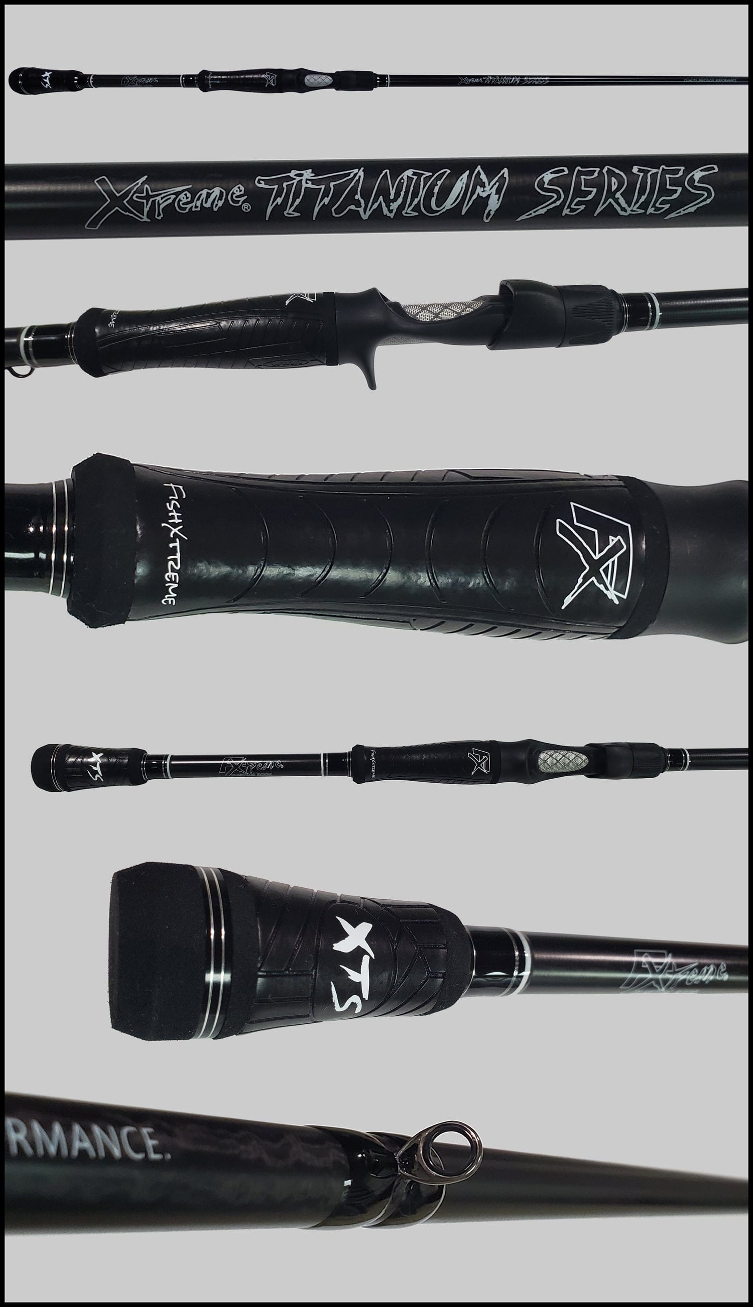 Casting Rod Fish Xtreme 7'2" Medium Extra Fast Casting Rod – Titanium Series Fish Xtreme Titanium Series Casting Rods – Pescador Fishing Supply