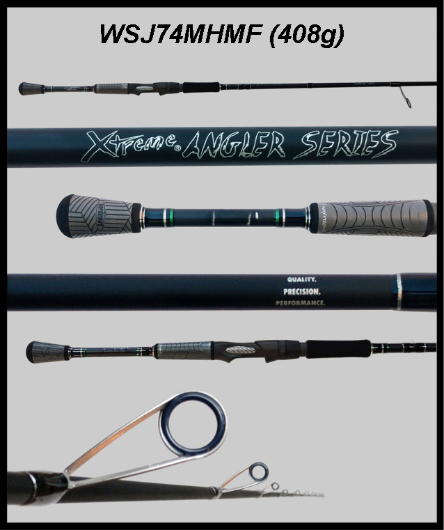 Spinning Fishing Rods Fish Xtreme 7'4" Angler Series Medium-Heavy Mod-Fast Spinning Rod Fish Xtreme Angler Series Saltwater Rods – Pescador Fishing Supply
