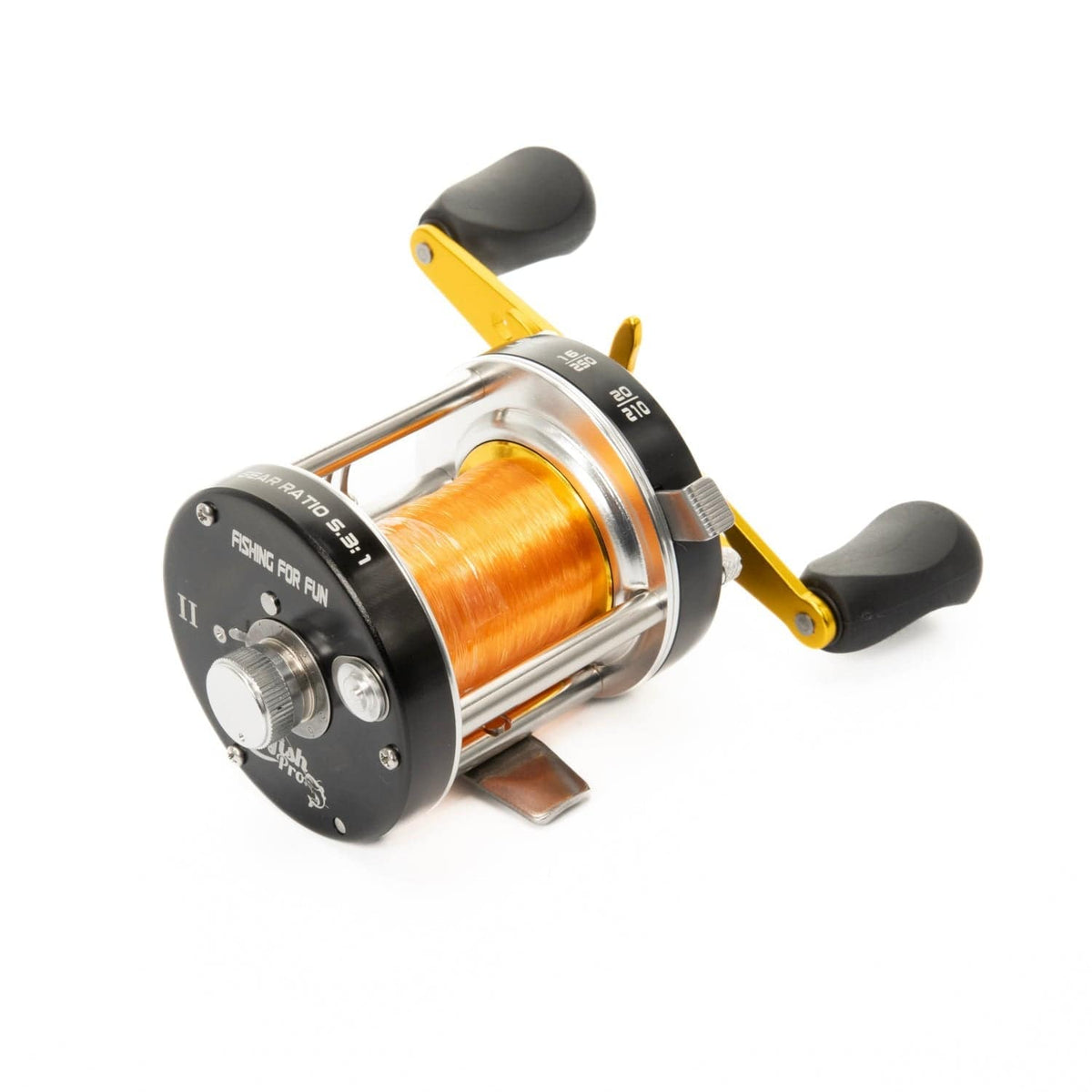 Fishing For Fun Round Baitcaster Reel – Heavy-Duty Catfish Gear