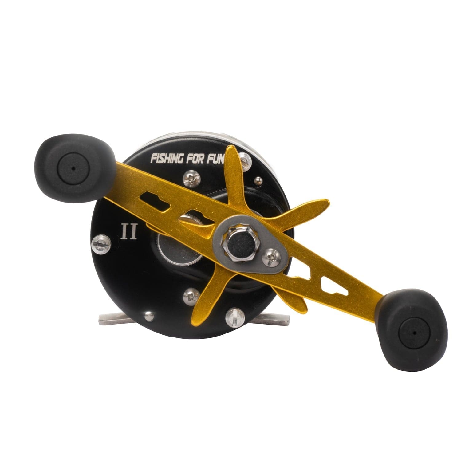 baitcast reel for catfish Fishing For Fun Round Baitcaster Reel – Heavy-Duty Catfish Gear