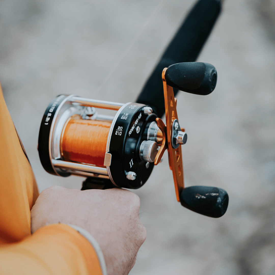 Fishing For Fun Round Baitcaster Reel – Heavy-Duty Catfish Gear