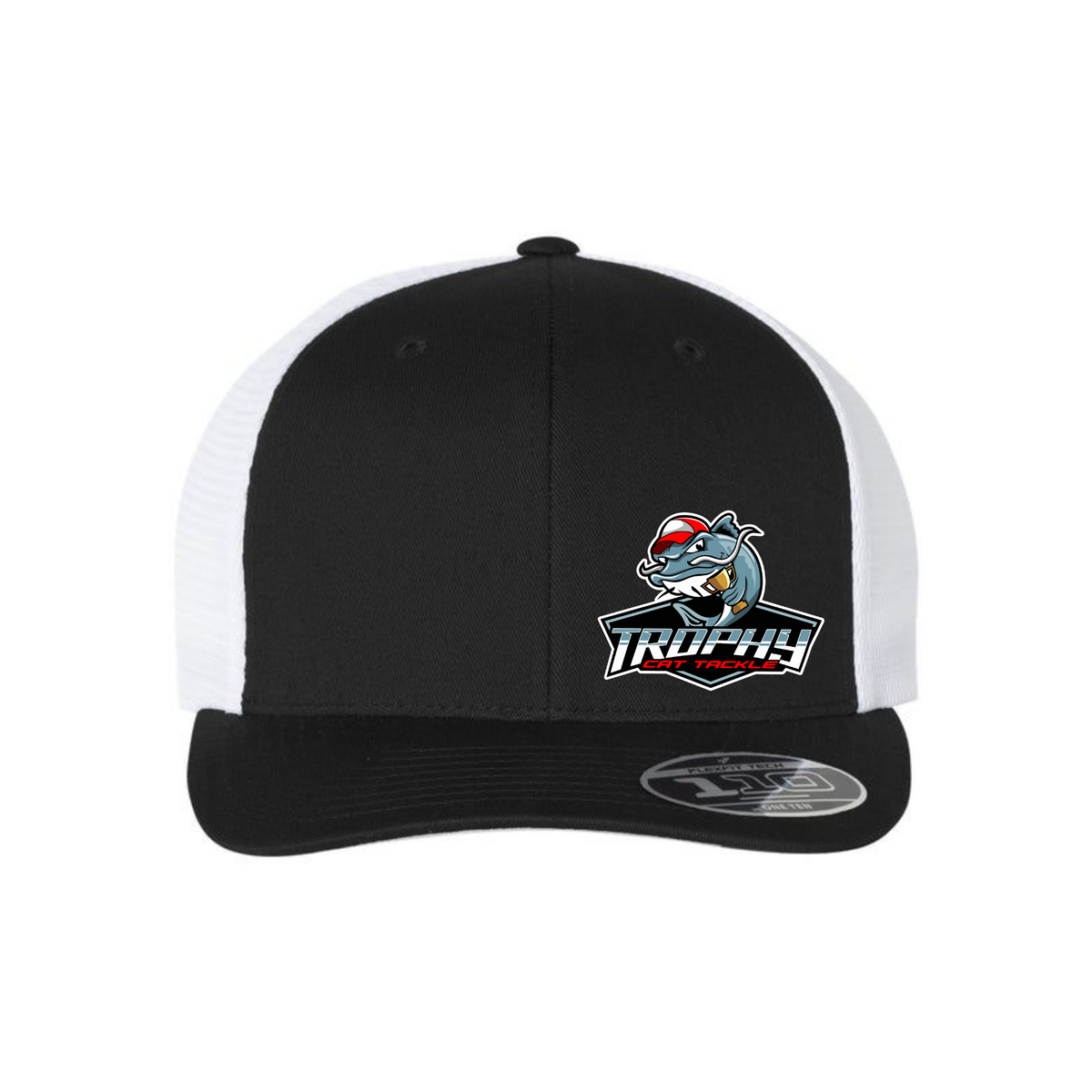 Trophy Cat Grey/White Richardson 112 Snapback Trucker Hat