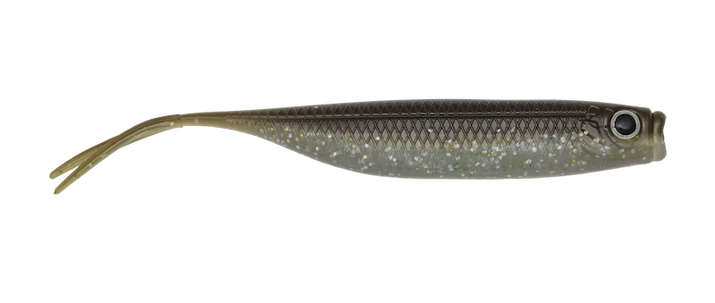 Soft Plastic G-Ratt Baits The Rocker Soft Jerkbait Molting Shad / 4" - 5pk Hover Rig Soft Jerkbait for Suspended Bass | G-Ratt Rocker