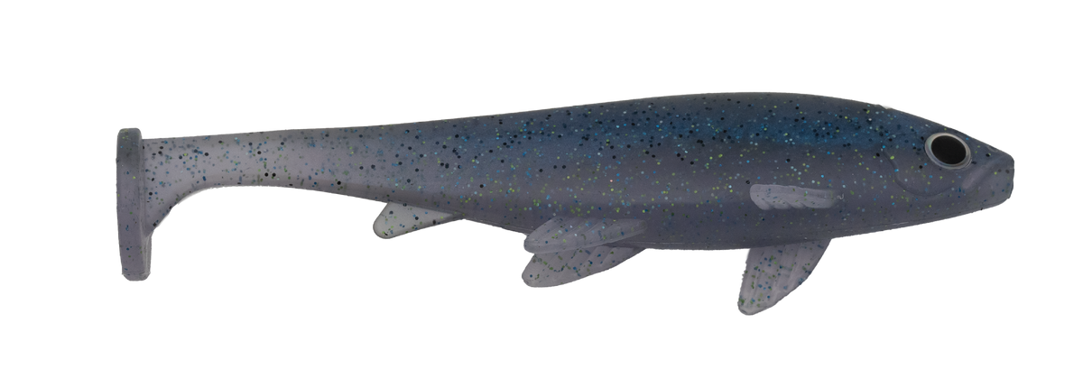 Soft Plastic G-Ratt Baits Weedless Executioner Swimbait Cosmic Blue / 4" - 5pk Weedless Executioner Swimbait for Heavy Cover Bass  