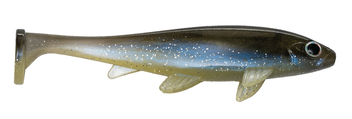 Soft Plastic G-Ratt Baits Weedless Executioner Swimbait Dirty Hitch / 4" - 5pk Weedless Executioner Swimbait for Heavy Cover Bass  