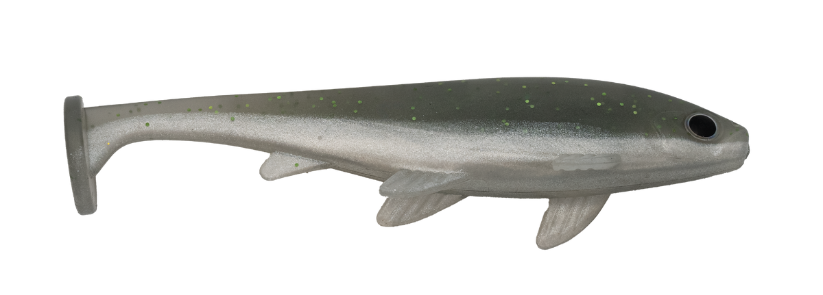 Soft Plastic G-Ratt Baits Weedless Executioner Swimbait Threadfin / 4" - 5pk Weedless Executioner Swimbait for Heavy Cover Bass  