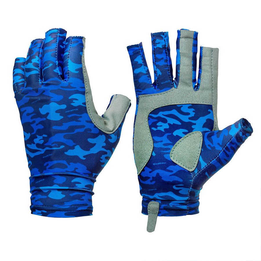 WindRider 3/4 UPF 50+ Sun Protection Fishing Gloves