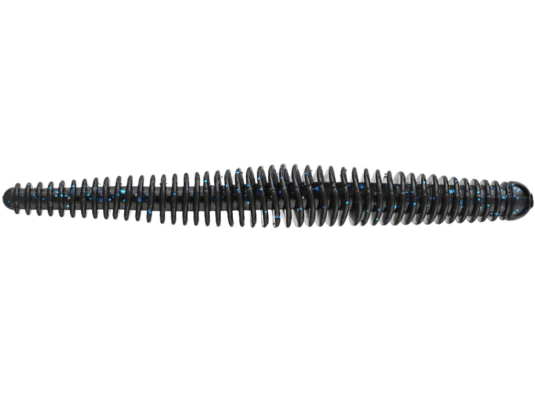 Soft Plastic GrandeBass 4.75″ Rattlesnake Ringed Finesse Worm Black Blue Flake 4.75″ Rattlesnake Worm – Ringed Body Finesse Soft Plastic Bait