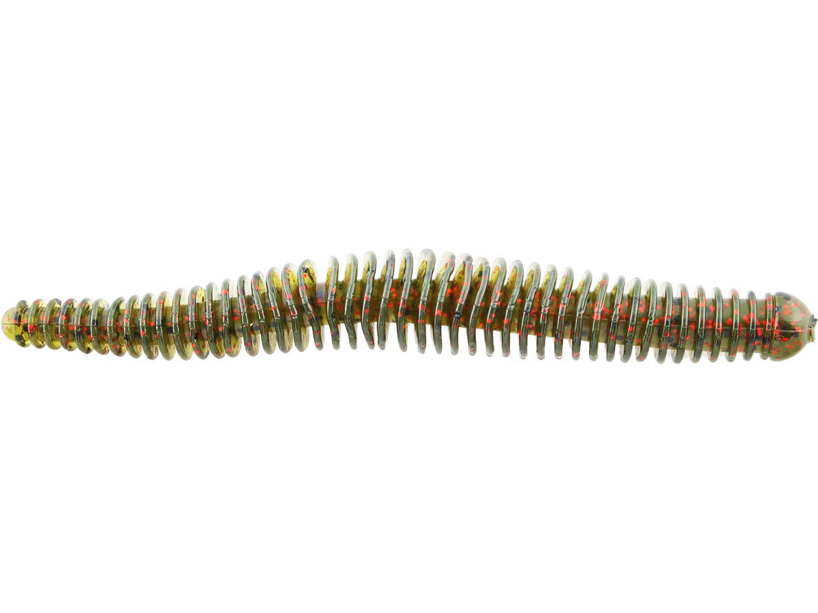Soft Plastic GrandeBass 6.5" Mag Rattlesnake Magnum Ringed Bass Worm Magnum Ringed Worm for Trophy Bass on Deep Ledges and Structure