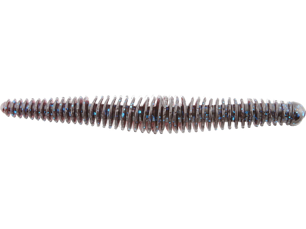 Soft Plastic GrandeBass 6.5" Mag Rattlesnake Magnum Ringed Bass Worm Magnum Ringed Worm for Trophy Bass on Deep Ledges and Structure