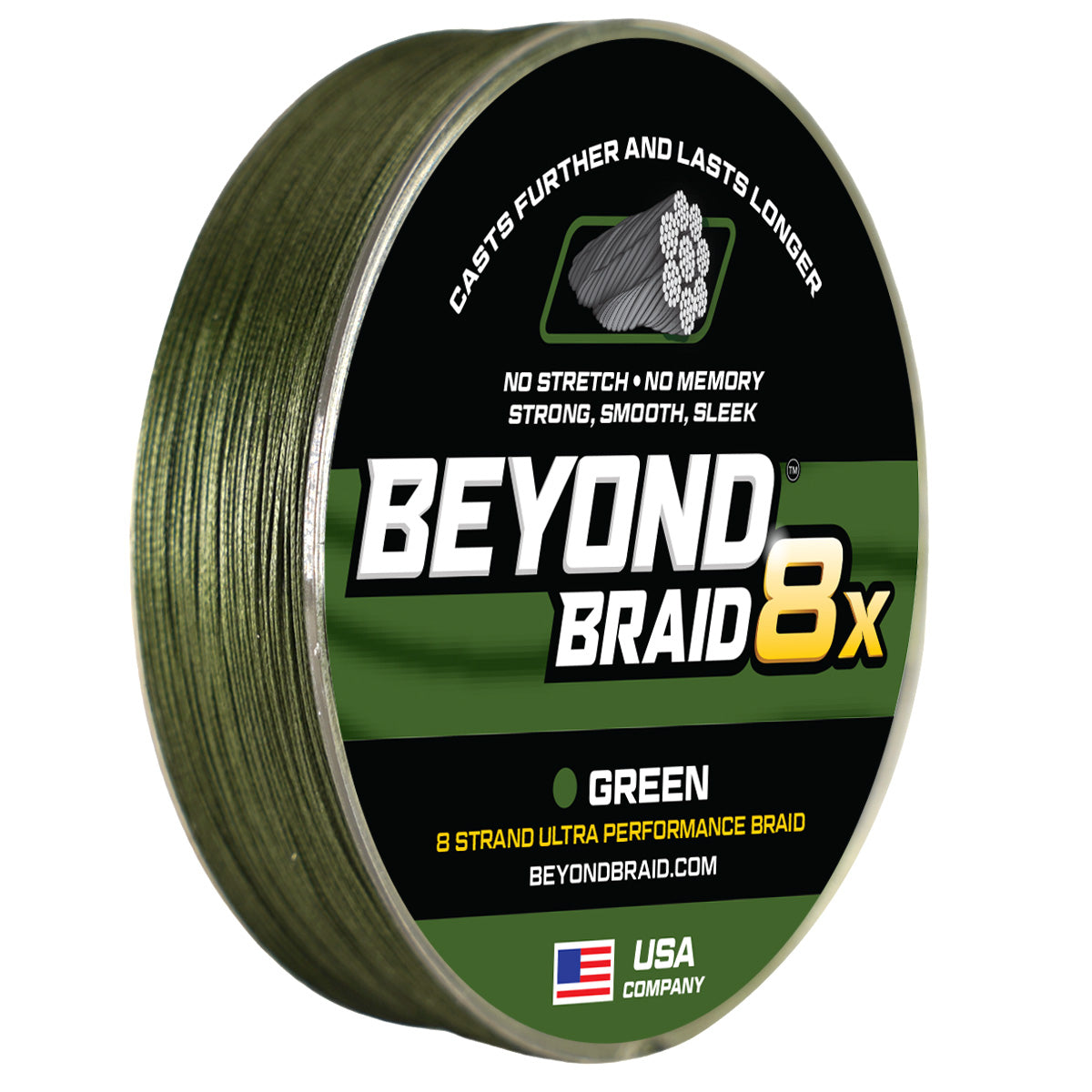 high performance braided fishing line with no memory
