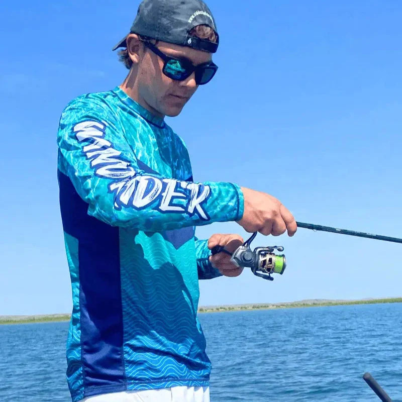 Fishing Shirt HELIOS Long Sleeve Fishing Shirt – UPF 50+ HelioTec™ Fabric HELIOS Long Sleeve Fishing Shirt – UPF 50+ – Pescador Fishing Supply