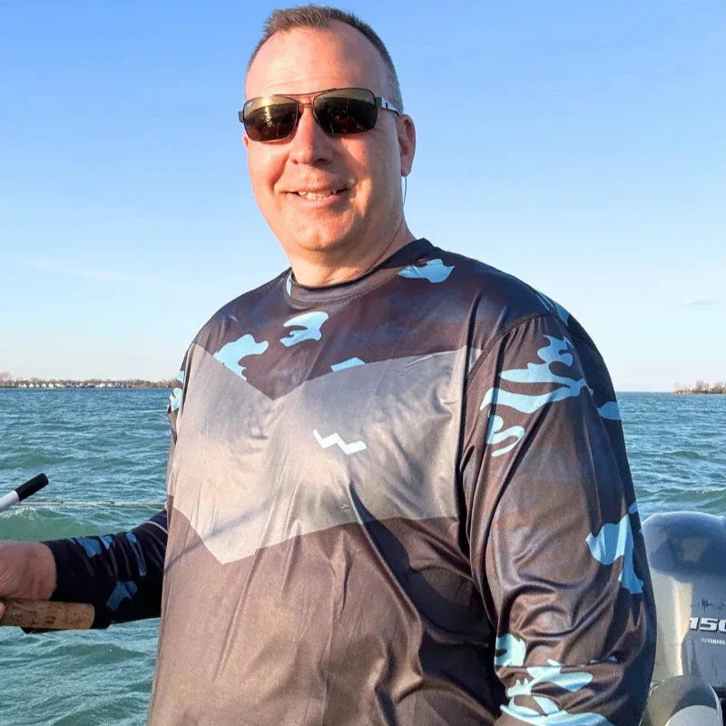 Fishing Shirt HELIOS Long Sleeve Fishing Shirt – UPF 50+ HelioTec™ Fabric HELIOS Long Sleeve Fishing Shirt – UPF 50+ – Pescador Fishing Supply