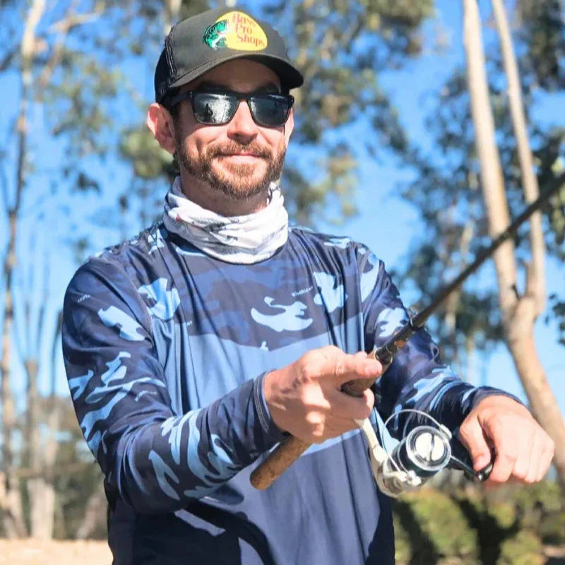 Fishing Shirt HELIOS Long Sleeve Fishing Shirt – UPF 50+ HelioTec™ Fabric HELIOS Long Sleeve Fishing Shirt – UPF 50+ – Pescador Fishing Supply