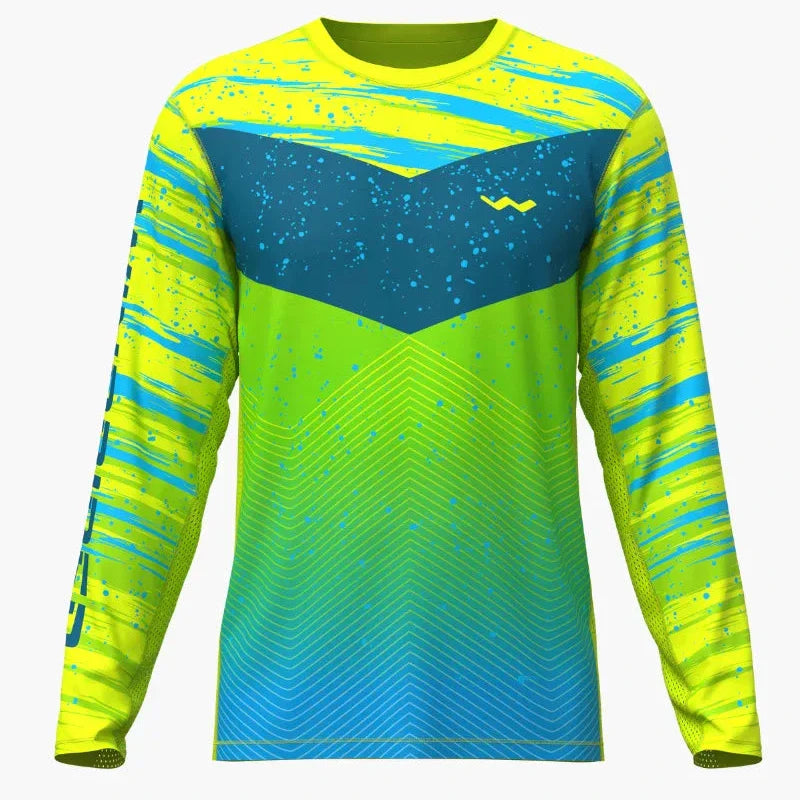 Fishing Shirt HELIOS Long Sleeve Fishing Shirt – UPF 50+ HelioTec™ Fabric Mahi Madness / S HELIOS Long Sleeve Fishing Shirt – UPF 50+ – Pescador Fishing Supply