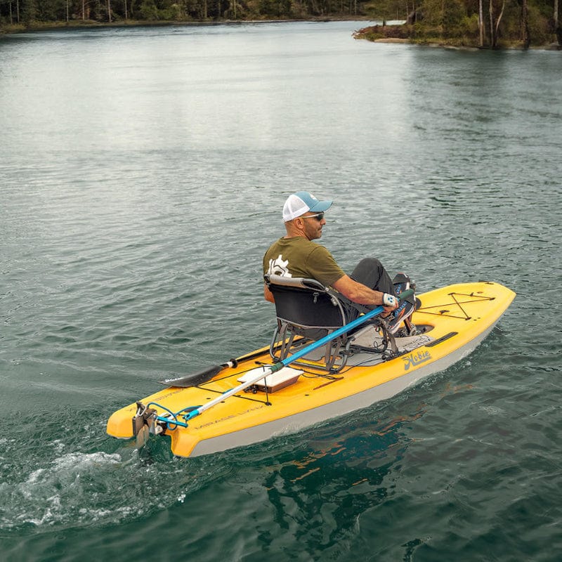 Hobie Lynx Gudgeon with Universal Versa Rudder™ Adapter and Pole Steering Hobie Lynx Gudgeon with Universal Versa Rudder™ Adapter and Pole Steering