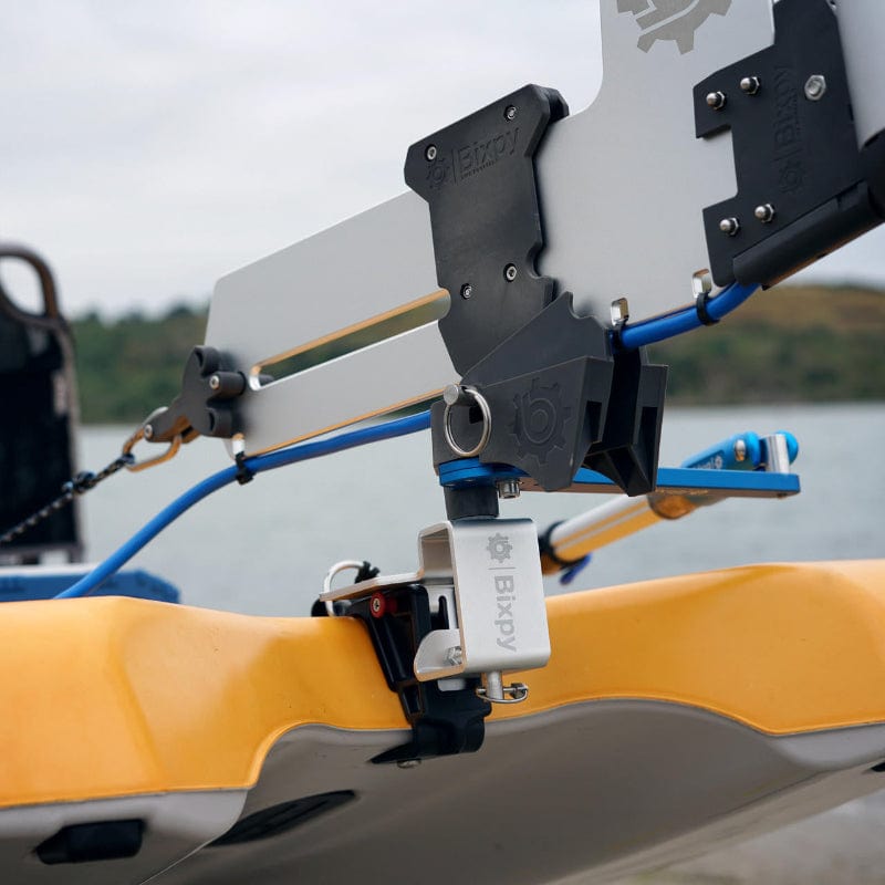Hobie Lynx Gudgeon with Universal Versa Rudder™ Adapter and Pole Steering Hobie Lynx Gudgeon with Universal Versa Rudder™ Adapter and Pole Steering