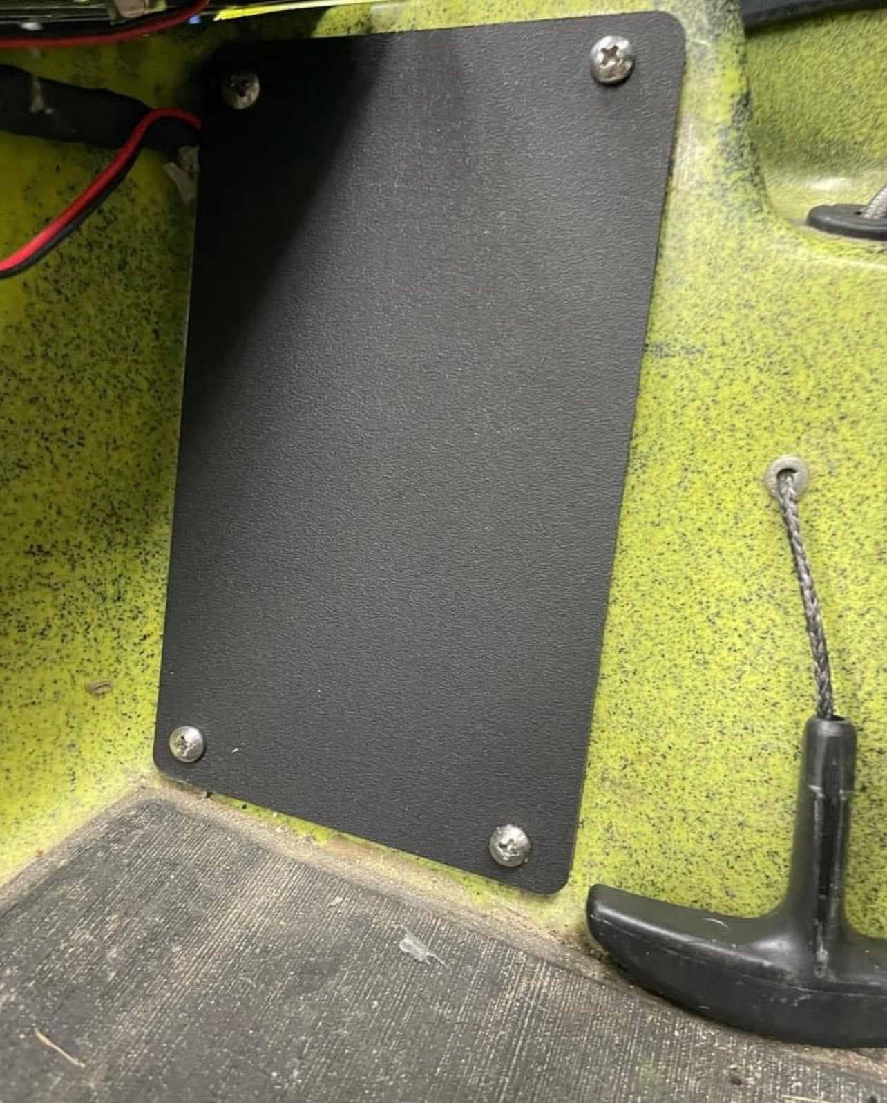 Hobie PA Rod Tube Block off Plate Hobie PA Rod Tube Block off Plate