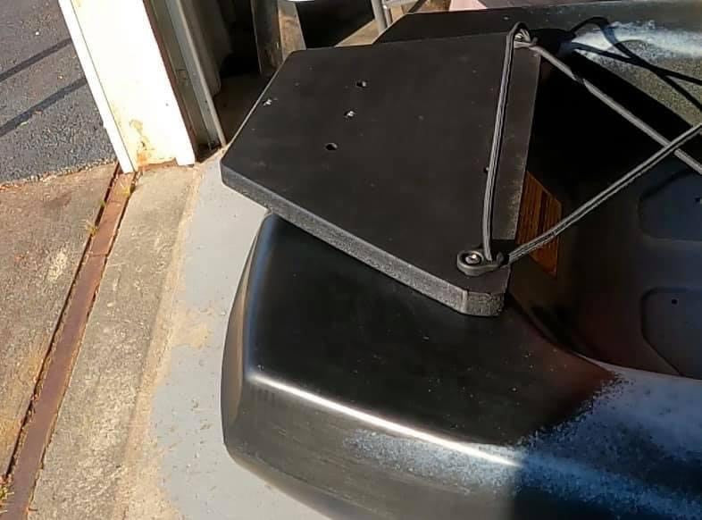 stern mount plate for Sportsman 106 motor setup