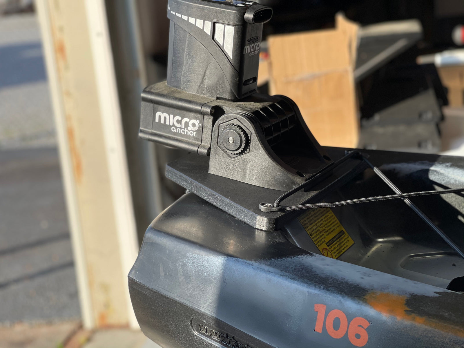 stern mount plate for Sportsman 106 motor setup