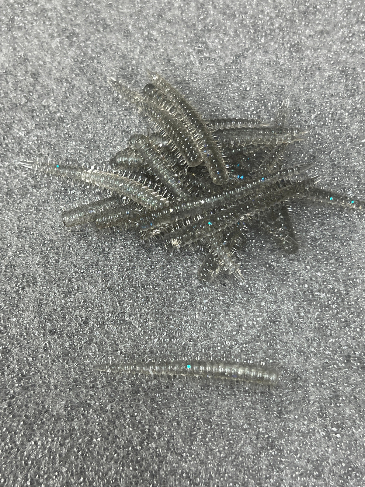 2in Sandworm soft plastic bait for crappie fishing