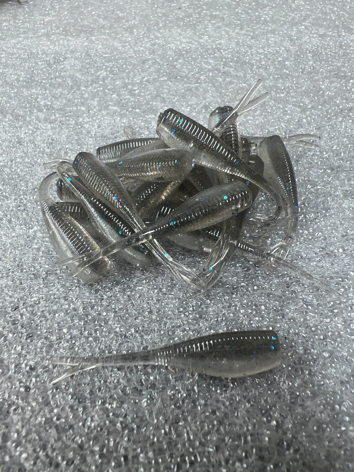 Jeffro's Jigs Crappie Crusher baby shad profile soft plastic