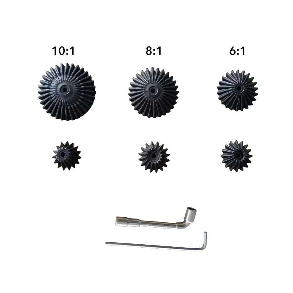 Vibe Impulse Drive gear kit with 6:1 8:1 10:1 gears