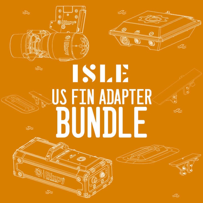 ISLE/Bixpy K-1 Outboard Kit - US Fin Adapter Bundle ISLE/Bixpy K-1 Outboard Kit - US Fin Adapter Bundle