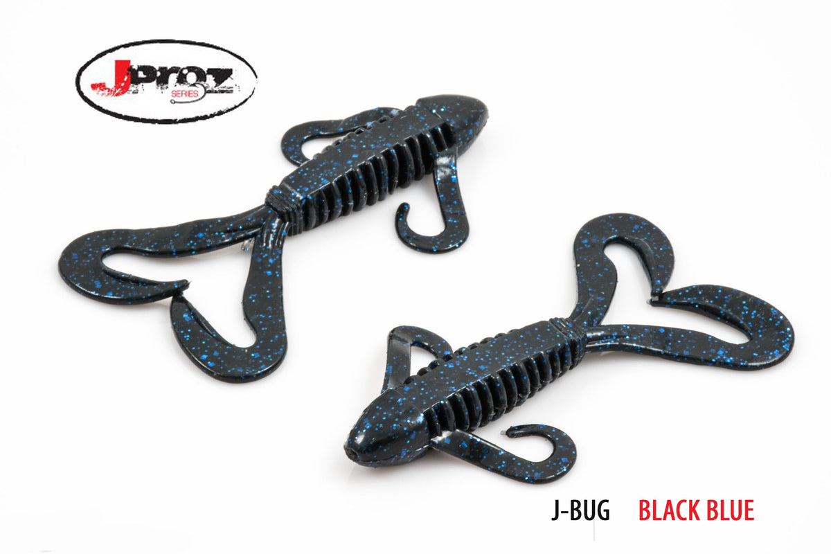 Soft Plastic J-Bug Black Blue J-Bug