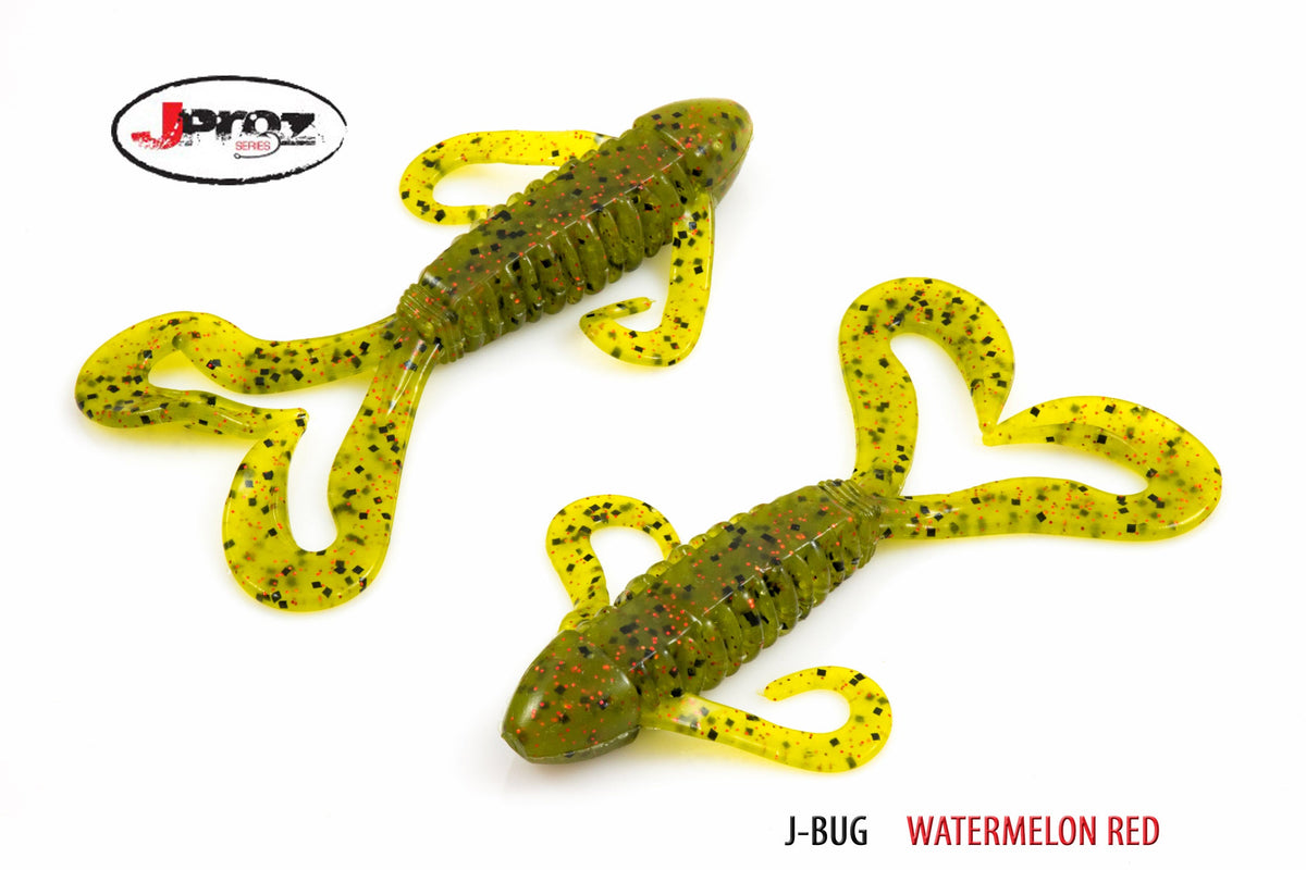 Soft Plastic J-Bug Watermelon Red J-Bug