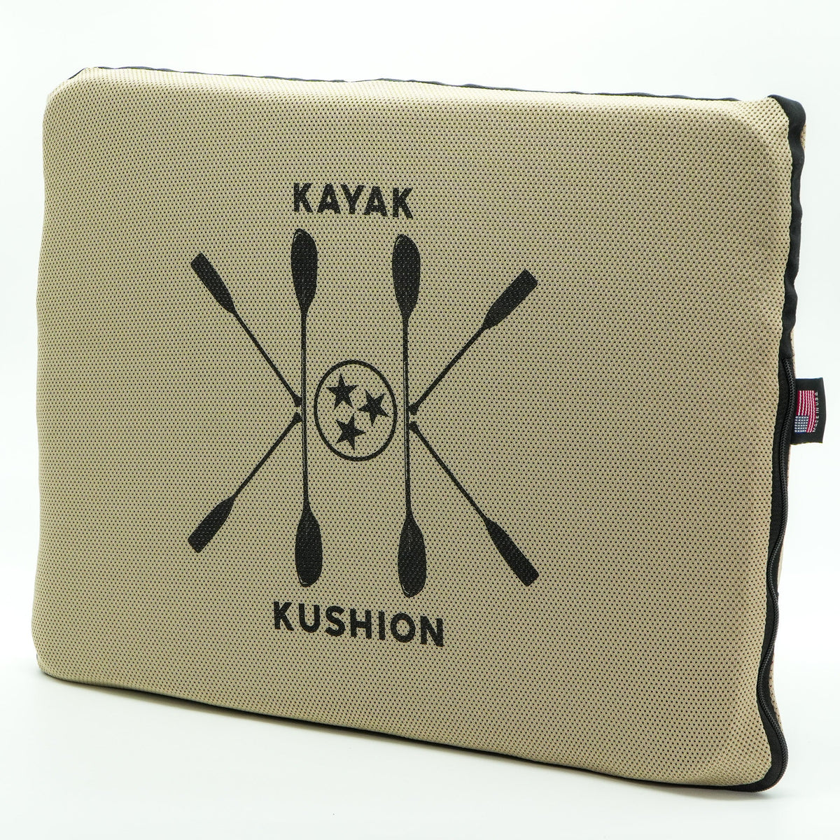 Kayak Accessories Kayak Kushion Square Kushion - River Bank Colors Comfort Seat Pad for Fishing Kayaks Desert Tan / Bertha / Firm Kayak Kushion River Bank Collection Comfort Seat Cushion for Fishing Kayaks