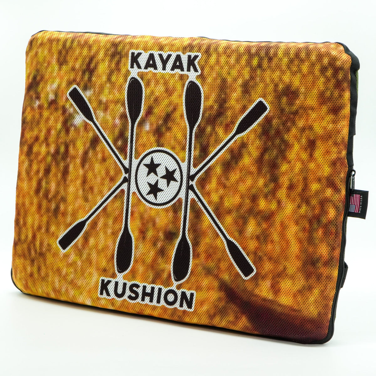 Kayak Accessories Kayak Kushion Square Kushion – Scales Pattern Comfort Seat Pad for Fishing Kayaks Smallmouth / Bertha / Firm Kayak Kushion | Comfortable Seat Cushions for Fishing Kayaks