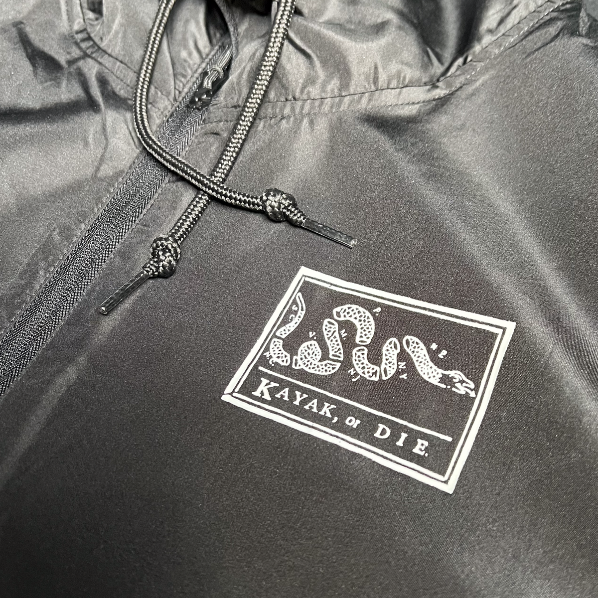 Paddling Gear Kayak, or Die™ Pullover Hooded Windbreaker Kayak Fishing Windbreaker | Packable Pullover Hooded