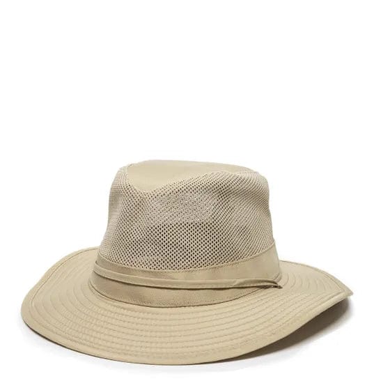 Apparel Khaki Supplex Fishing Safari Hat Khaki Supplex Fishing Safari Hat - Pescador Fishing Supply