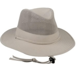 Apparel Khaki Supplex Fishing Safari Hat Khaki Supplex Fishing Safari Hat - Pescador Fishing Supply