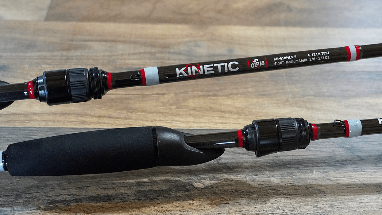 Spinning Fishing Rods Kinetic 6’10″ Medium Light Spinning Rod – Fast Action Kinetic 6’10″ Medium Light Spinning Rod – Pescador Fishing Supply