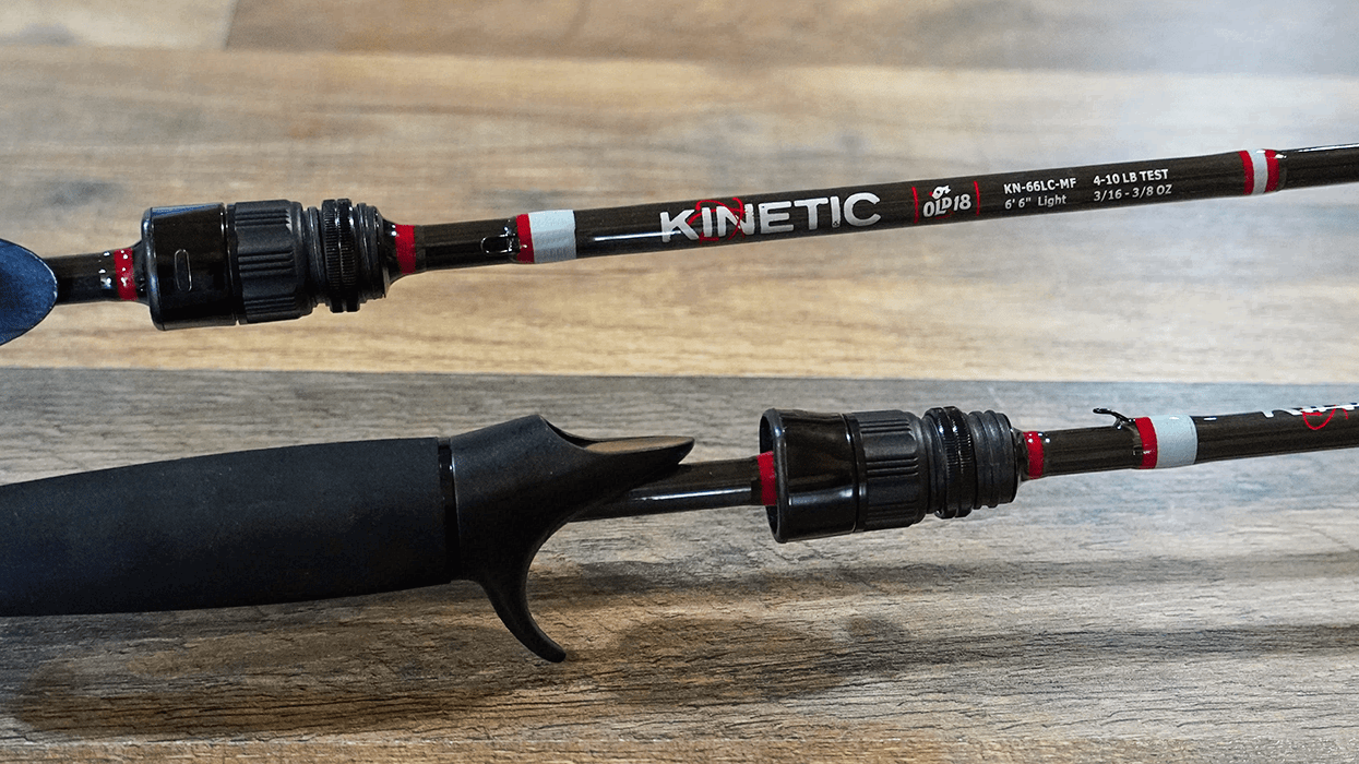 Baitcasting Fishing Rods Kinetic 6’6″ Light Casting Rod – Mod-Fast Action Kinetic 6’6″ Light Casting Rod – Mod-Fast – Pescador Fishing Supply