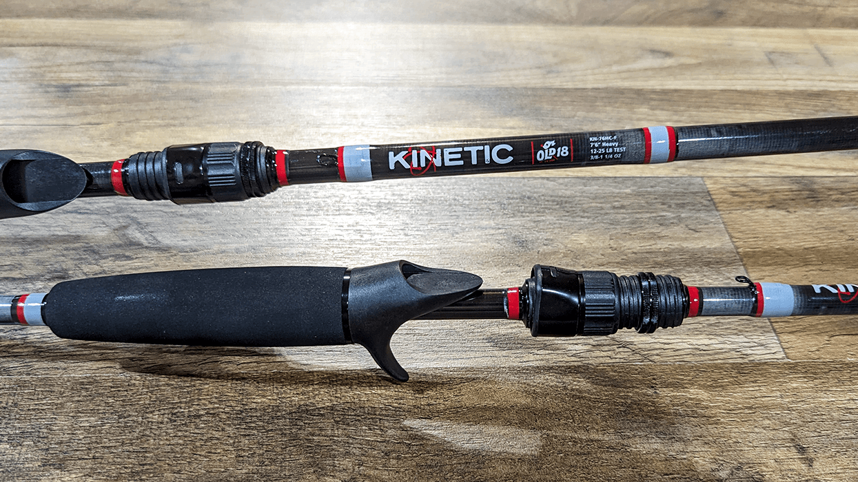 Baitcasting Fishing Rods Kinetic 7’6″ Heavy Casting Rod – Fast Action Kinetic 7’6″ Heavy Casting Rod – Pescador Fishing Supply