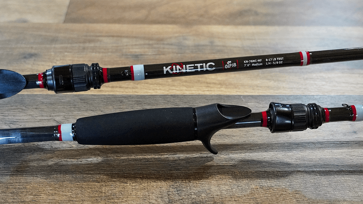 Baitcasting Fishing Rods Kinetic 7’6″ Medium Casting Rod – Mod-Fast Action Kinetic 7’6″ Medium Casting Rod – Mod-Fast – Pescador Fishing Supply