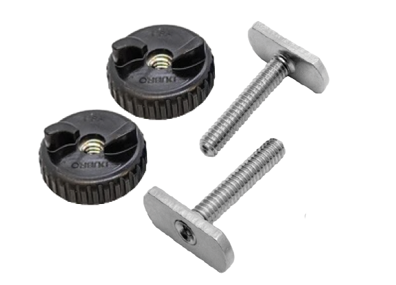 YakGadget Track Hardware Kit – 2 Knobs & 2 T-Nuts