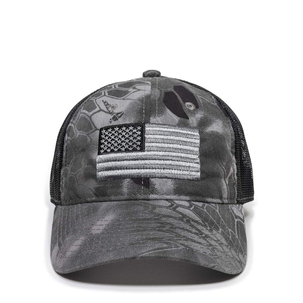 Accessories & Gear Kryptek Black Raid US Flag Unstructured Fishing Hat