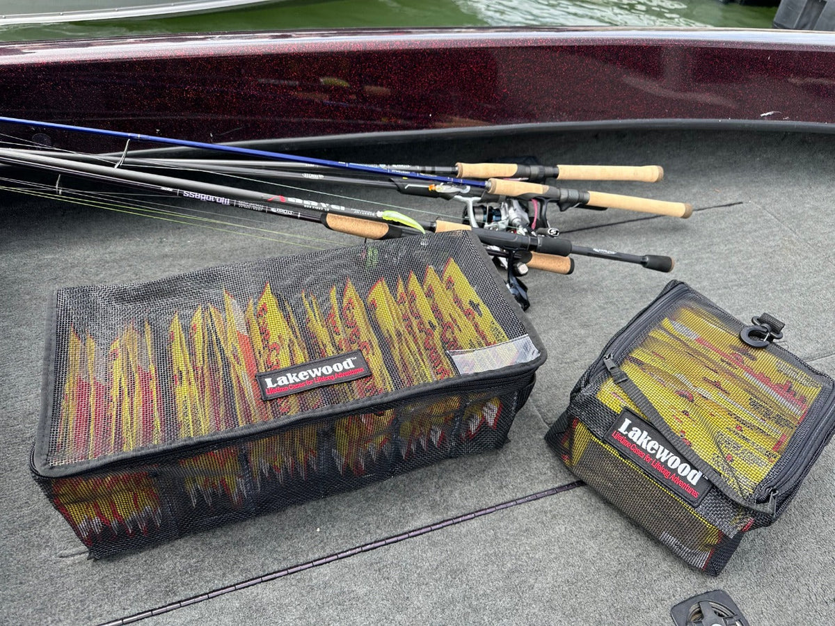 Tackle Boxes Lakewood Billfold – Mesh Zippered Storage for Plastics (2 Sizes) Lakewood Billfold – Mesh Storage for Plastics & Worms (2 Sizes)