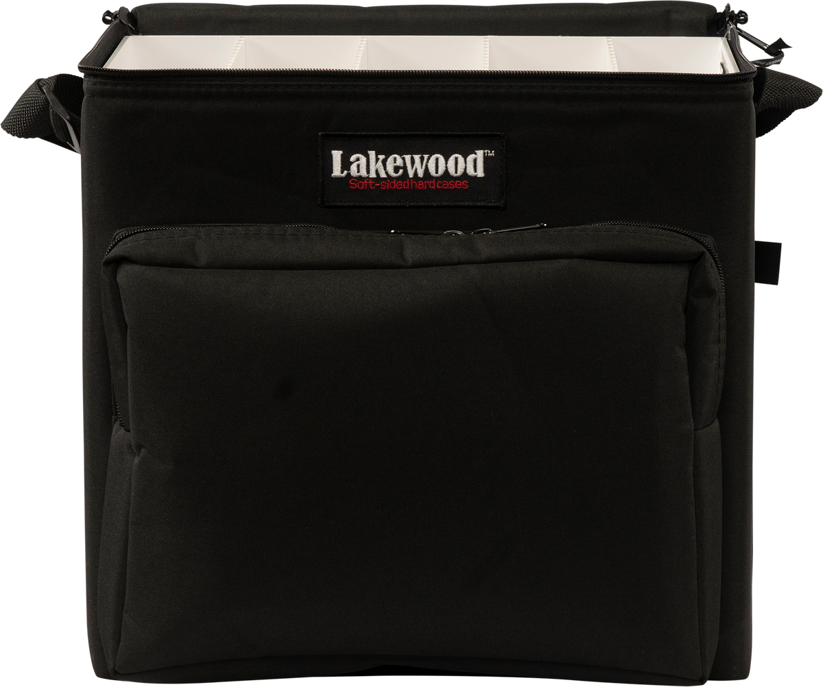 Tackle Boxes Lakewood Large Spinner Bait Tackle Box – Bucktail & Spinnerbait Storage Black Lakewood Large Spinner Bait Tackle Box – Bucktail Storage Organizer