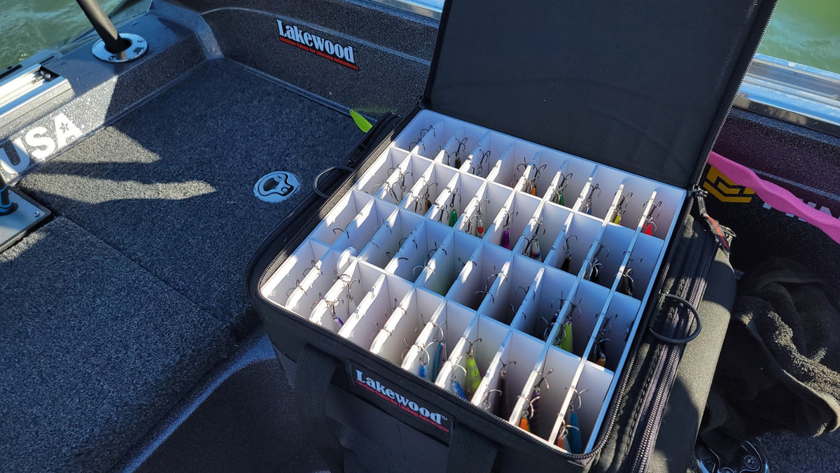 Tackle Boxes Lakewood Lure Caddy Tackle Box – Walleye & Bass Crankbait Case Lakewood Lure Caddy Tackle Box for Crankbaits, Spoons & Stickbaits