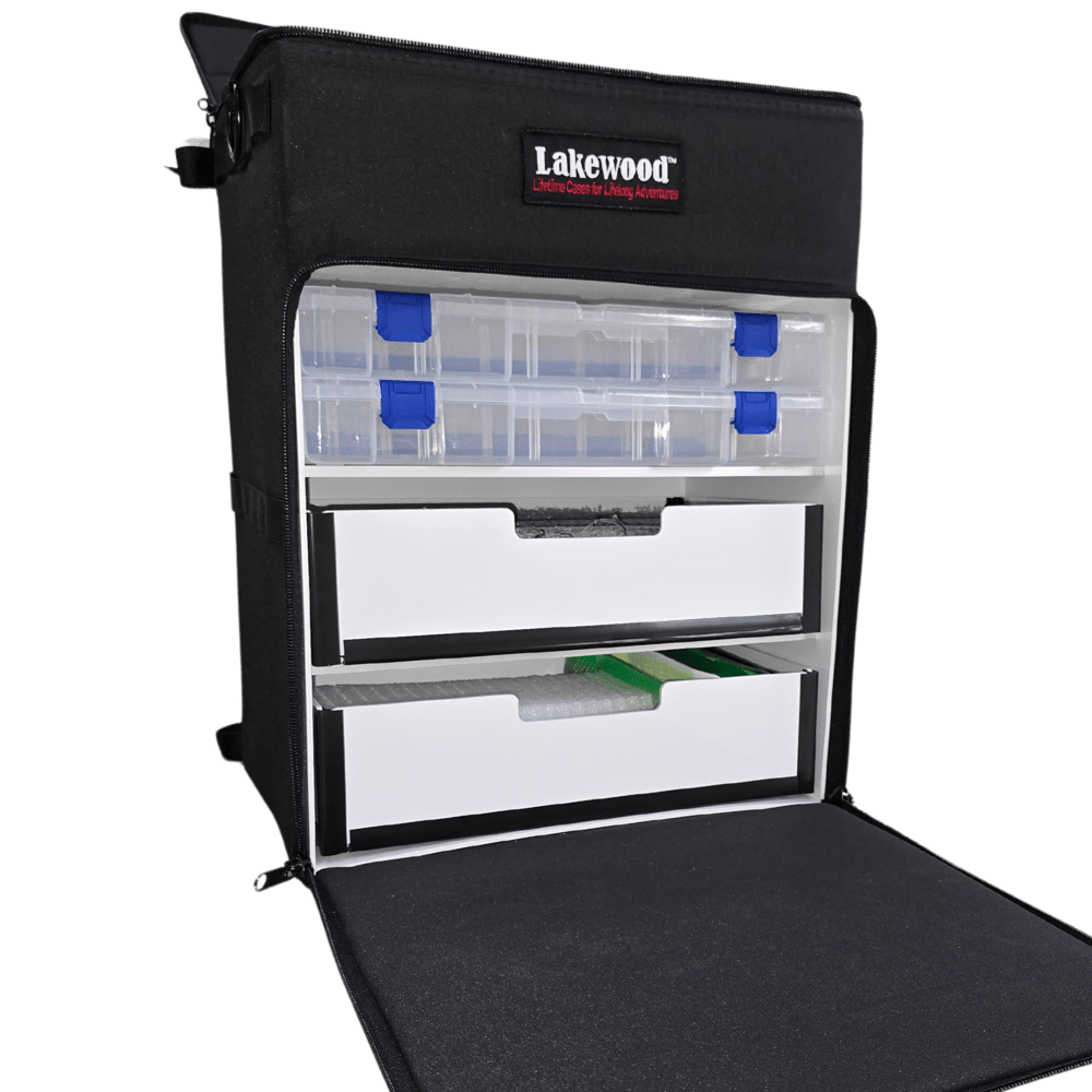 Tackle Boxes Lakewood Magnum Top Shelf Tackle Box – All-Species Fishing Storage Lakewood Magnum Top Shelf Tackle Box – Custom All-Species Storage