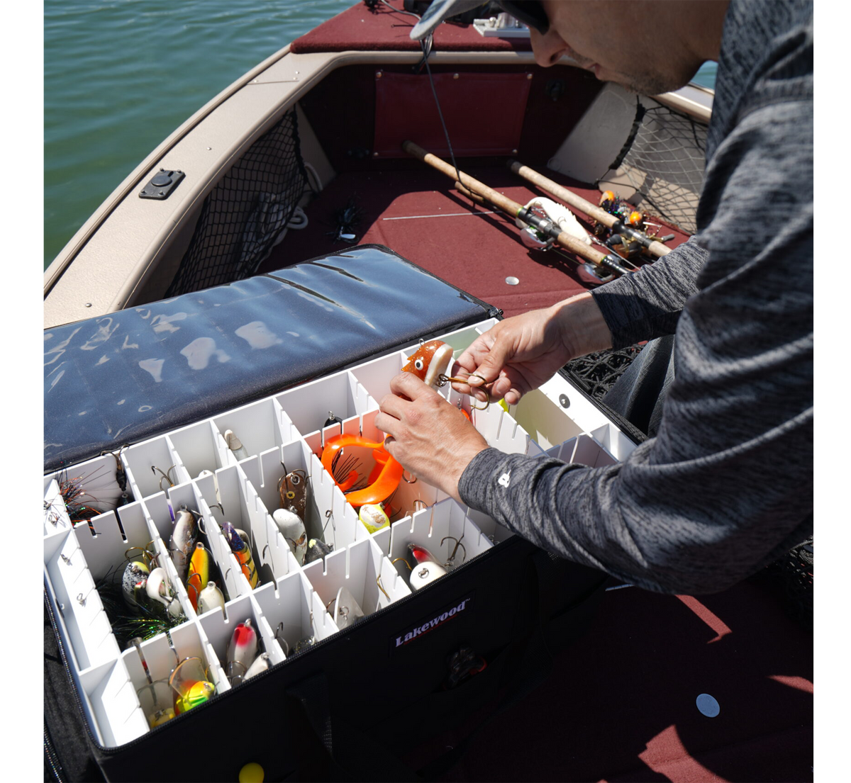 Tackle Boxes Lakewood Medium Musky Pike Tackle Box Lakewood Medium Musky Pike Tackle Box – Pescador Fishing Supply