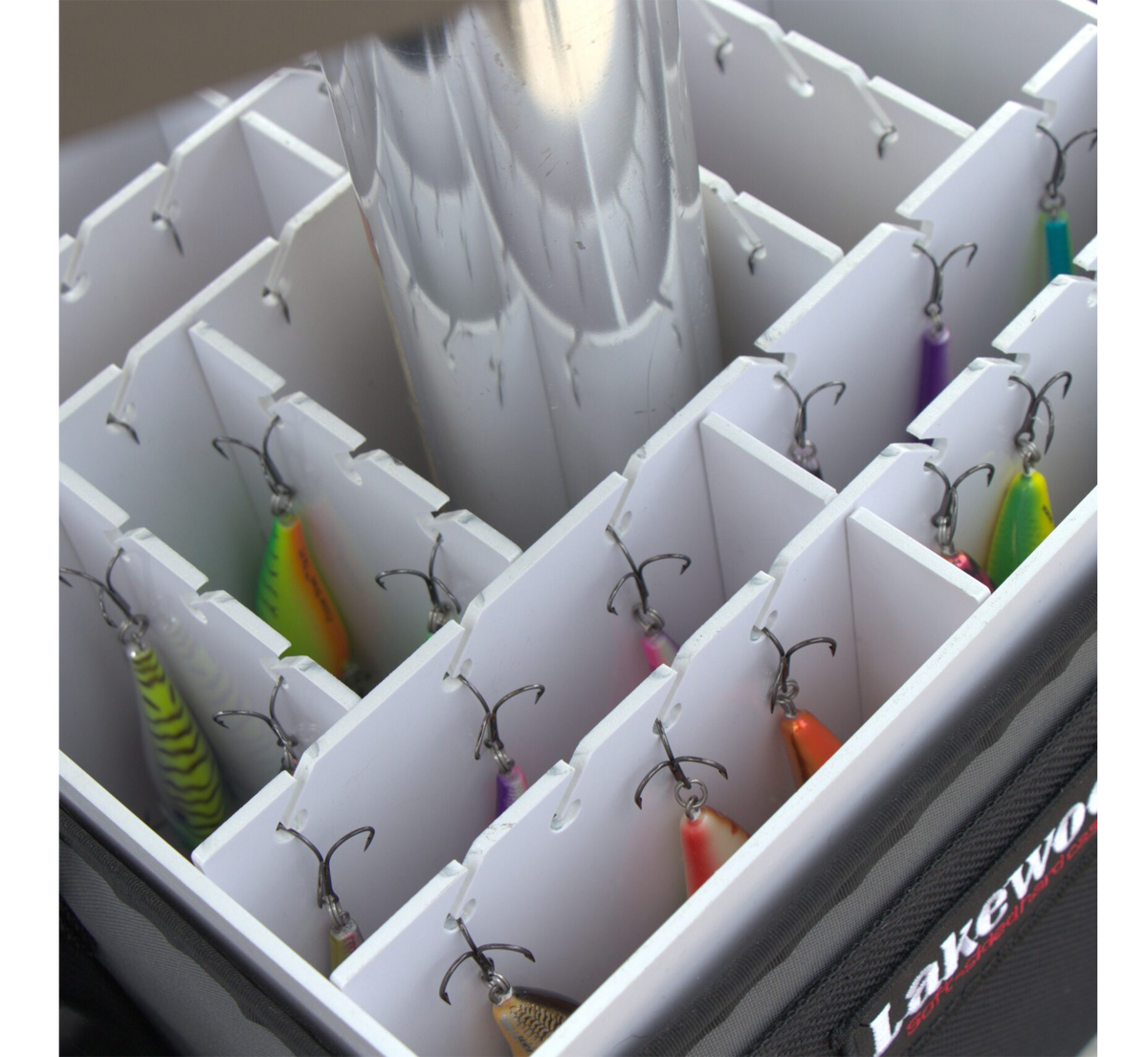 Tackle Boxes Lakewood Pedestal Organizer – Walleye & Bass Boat Tackle Storage Lakewood Pedestal Organizer – Walleye & Bass Tackle Storage